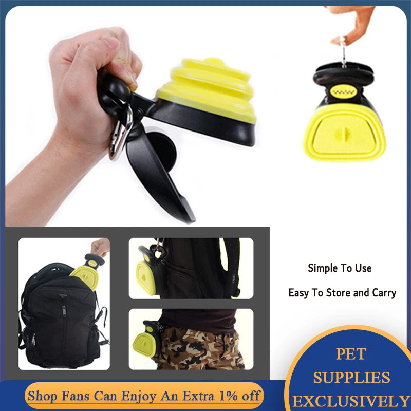 Portable Pet Pooper Scooper with Poop Bag Outdoor Cleaner Waste Pick Up Dispenser Fot Puppy Dog Faeces Faeces Garbage Bag Holder