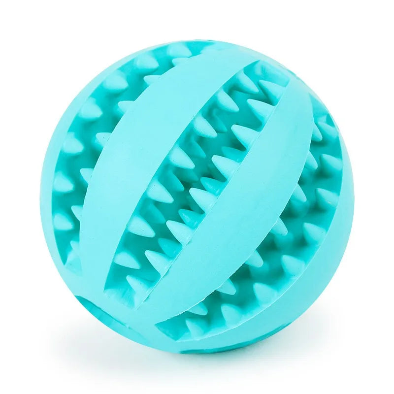 Pet Bite resistant Rubber Watermelon Tooth Ball Dog Toy Elastic Hot Sale Dog Food Spill Ball PetDogsBalls Food leaker