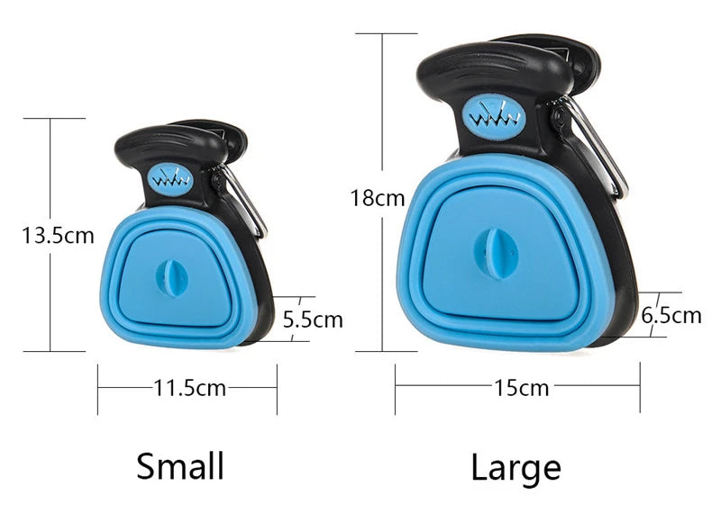 Portable Pet Pooper Scooper with Poop Bag Outdoor Cleaner Waste Pick Up Dispenser Fot Puppy Dog Faeces Faeces Garbage Bag Holder