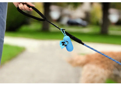 Portable Dog Poop Bags Dispenser Trash Sack Case Carrier Outdoor Garbage Storag Box for Cat Puppy Pet Waste Bag Holder Supplies