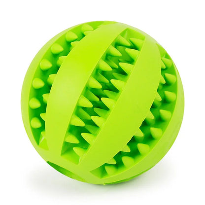 Pet Bite resistant Rubber Watermelon Tooth Ball Dog Toy Elastic Hot Sale Dog Food Spill Ball PetDogsBalls Food leaker